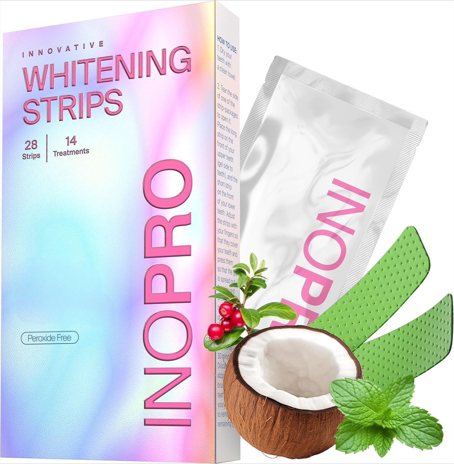 InoPro bandes-blanchiment-dents pour un sourire éclatant au quotidien