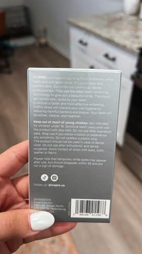 Formule sans peroxyde de InoPro pour une utilisation en douceur.