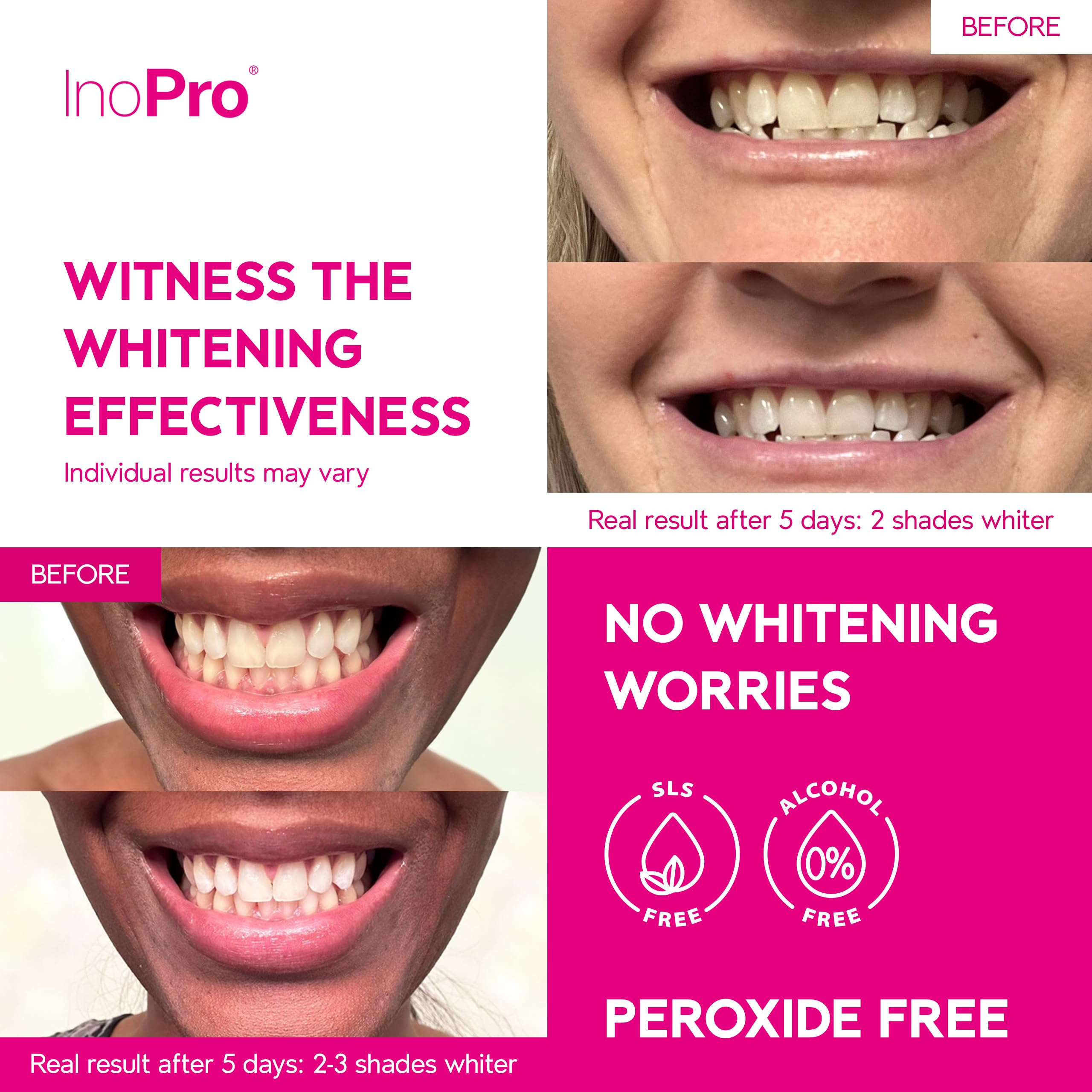 InoPro ingrédients bearberry et arbutine avec huile de coco pour un éclat naturel.
