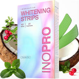 InoPro kit-blanchiment-dents avec strips etui, efficace pour débuter votre routine quotidienne.