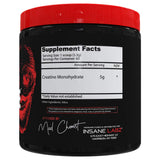 Insane Labz Créatine Monohydrate, mélange facile dans l'eau, pour votre séance d'entraînement.