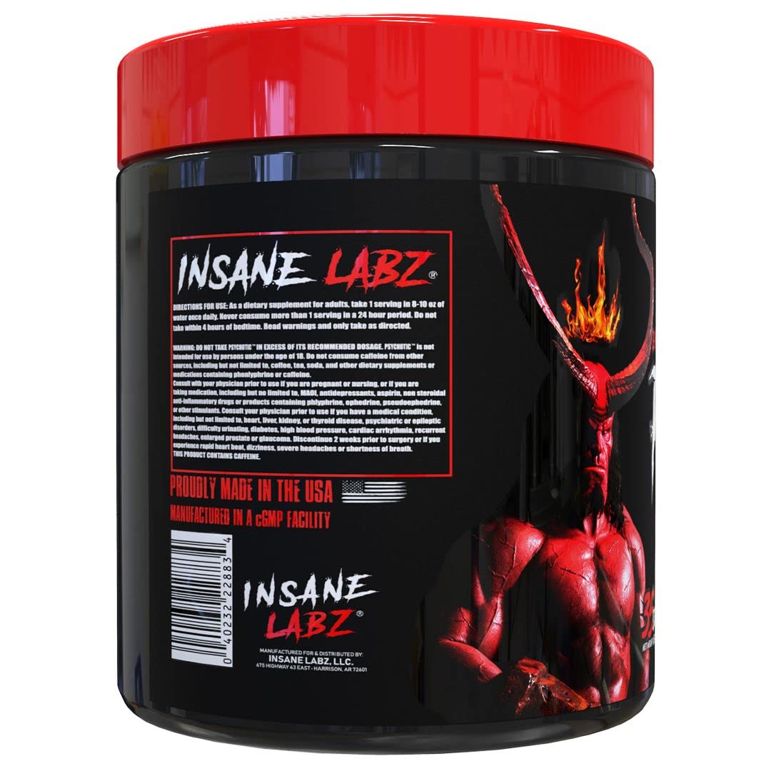 Gobelet shaker Insane Labz Hellboy Edition mélange rapide pour endurance et pumps.