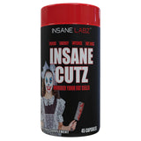 Bouteille Insane Labz Insane Cutz montrant la formulation thermogénique pour énergie soutenue.