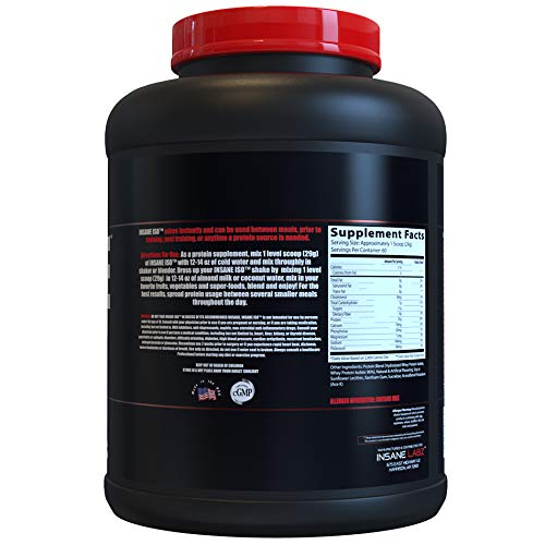 Insane Labz Insane ISO Whey Vanille, doseur intégré facilitant une mesure précise après séance.
