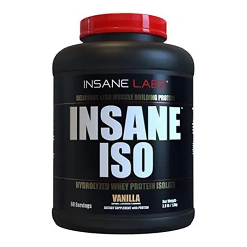 Insane Labz Insane ISO Whey Vanille, texture lisse lors du mélange avec de l’eau.