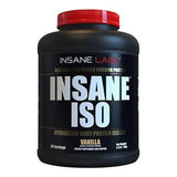 Insane Labz Insane ISO Whey Vanille, texture lisse lors du mélange avec de l’eau.