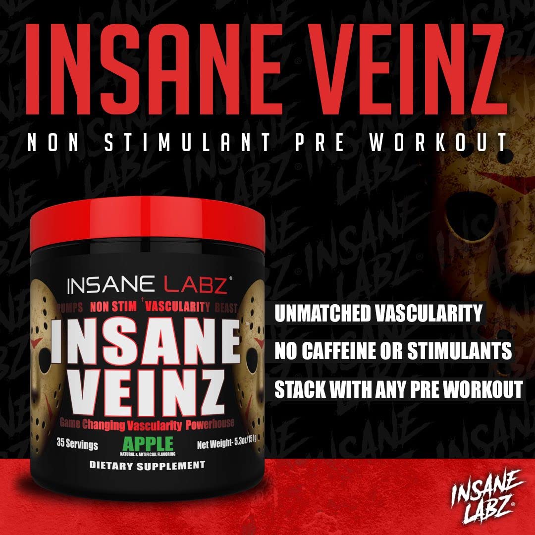 Insane Labz Insane Veinz, bétaine anhydre soutenant l'effort et la récupération.