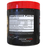Insane Labz Insane Veinz cuillère-dose facilite le mélange avant l'entraînement.