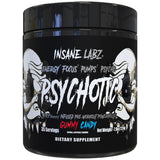 Insane Labz Psychotic Black Edition – étiquette du produit, repérez facilement votre pré-entraînement.