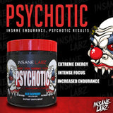 Pre-entrainement Insane Labz Psychotic, prêt pour l'effort intense.
