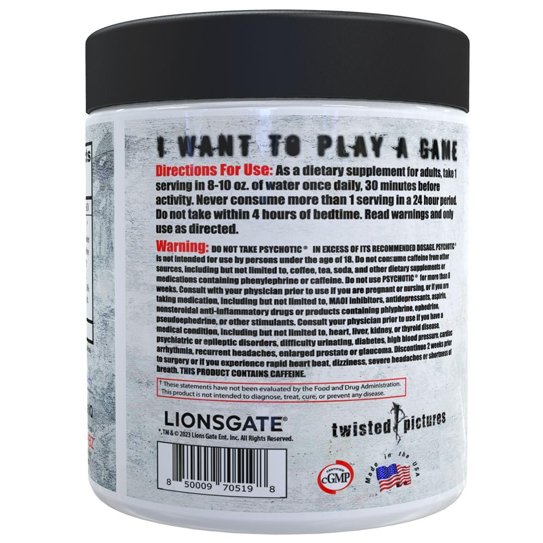 Insane Labz Psychotic SAW : saveur Punch Fruité, expérience agréable et stimulant.