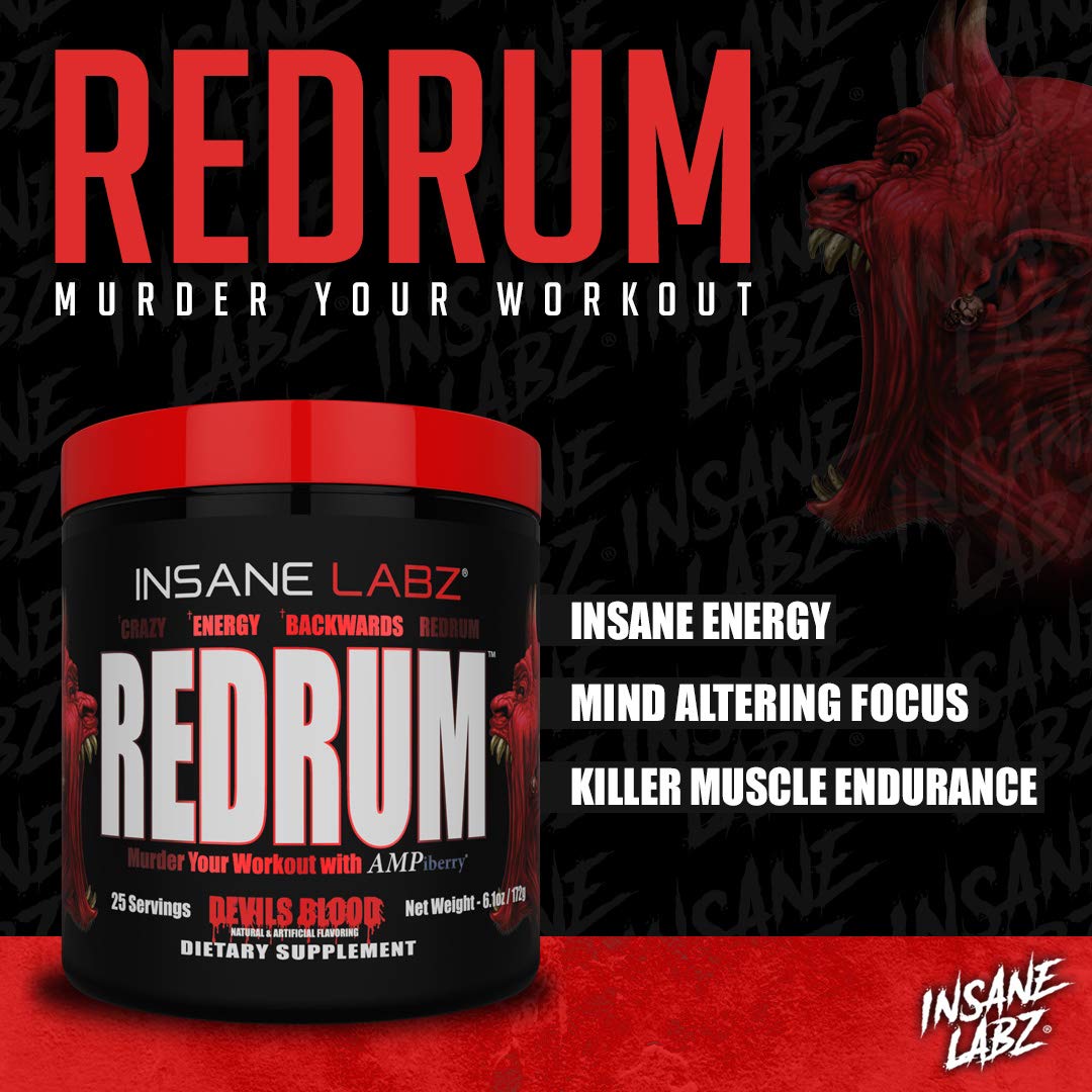 Redrum d'Insane Labz: bêta-alanine et agmatine pour les performances.