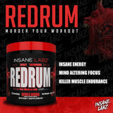 Redrum d'Insane Labz: bêta-alanine et agmatine pour les performances.