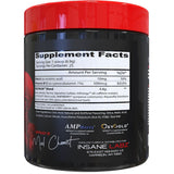 Redrum Insane Labz – scoop poudre, dosage pratique pour pré-entraînement