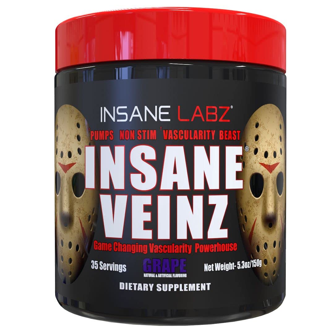 Insane Labz Veinz bouteille raisin: pompe musclée potentielle pendant l'entraînement