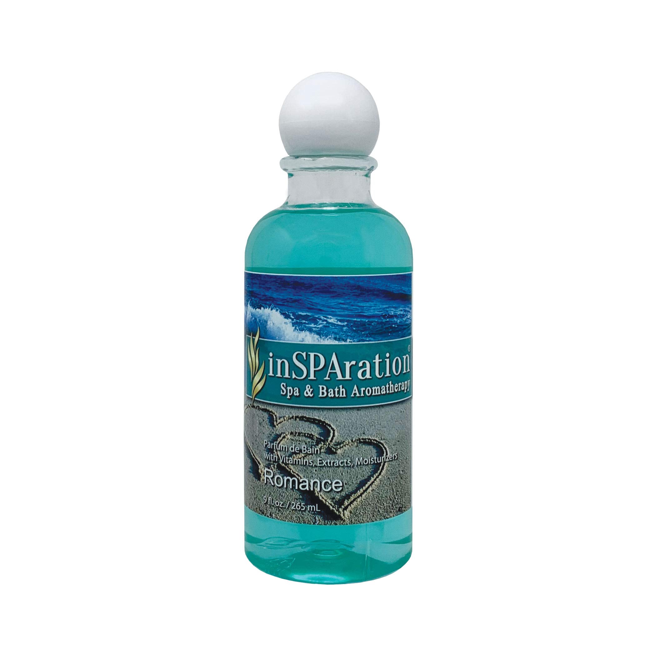 InSPAration Romance: bouteille spa aromathérapie pour une ambiance relaxante et sans alcool.