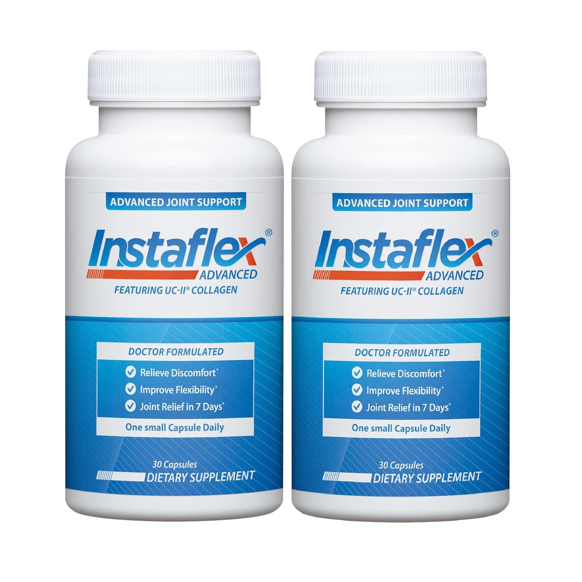 Instaflex Advanced: bouteille gelules, soutien potentiel des articulations pour un quotidien actif.