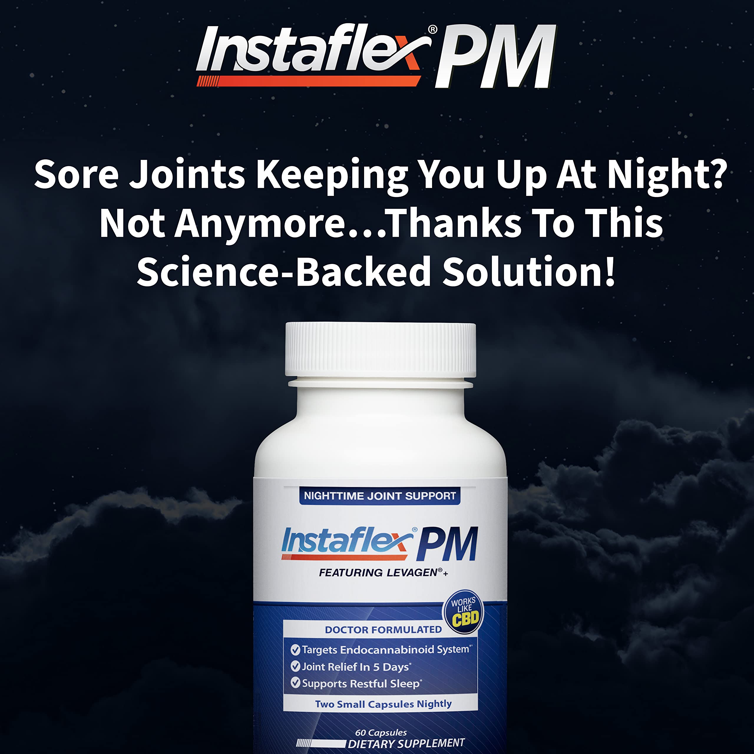 Instaflex PM - rituel nocturne favorisant le confort des articulations au réveil