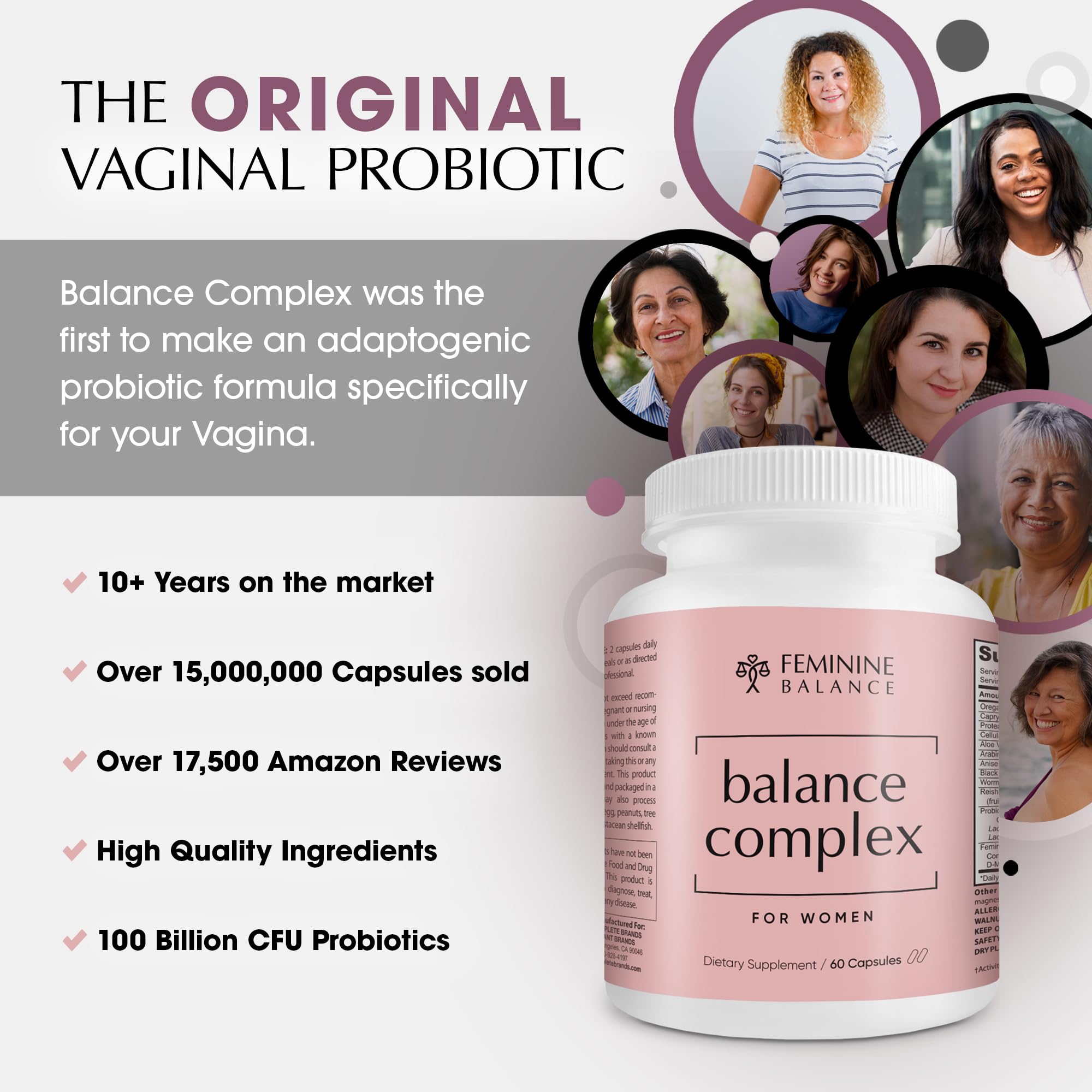 Balance Complex: capsules faciles à avaler, intégration simple dans la routine féminine.