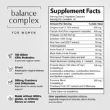 Balance Complex: utilisation quotidienne suggérée pour la santé intime féminine.