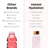 Athlète buvant Instant Hydration après effort, récupération légère