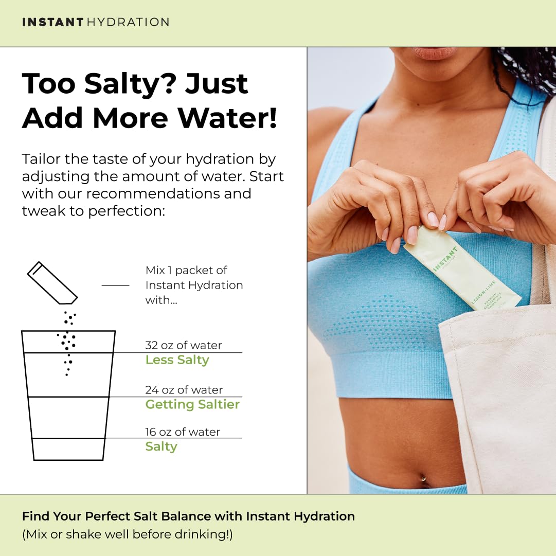 Instant Hydration dose quotidienne lemon-lime, hydratation adaptée à vos activités.