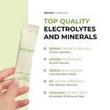 Instant Hydration emballage lemon-lime, format pratique pour la salle de sport.