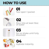Instant Hydration Zéro Sucre : convient au régime céto et alimentation consciente.