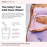 Sel gris et minéraux Instant Hydration, éléments essentiels pour l'hydratation