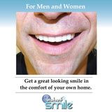 Instant Smile Comfort Fit Flex – Veneer supérieur, teinte claire, coloration résiste aux taches.