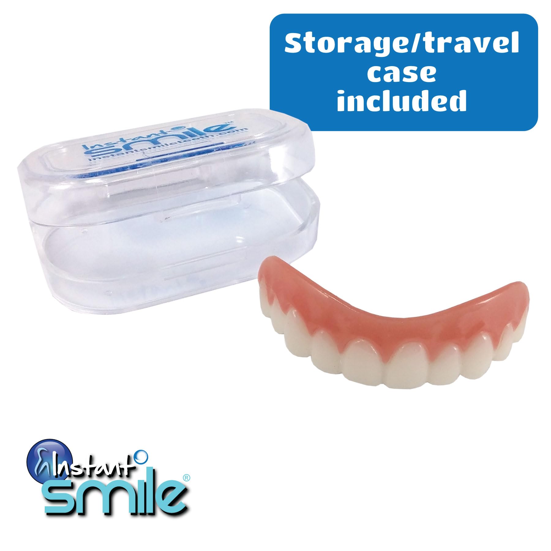 Instant Smile Comfort Fit Flex – Veneer supérieur, teinte claire, réduction de perturbation lors de la parole.