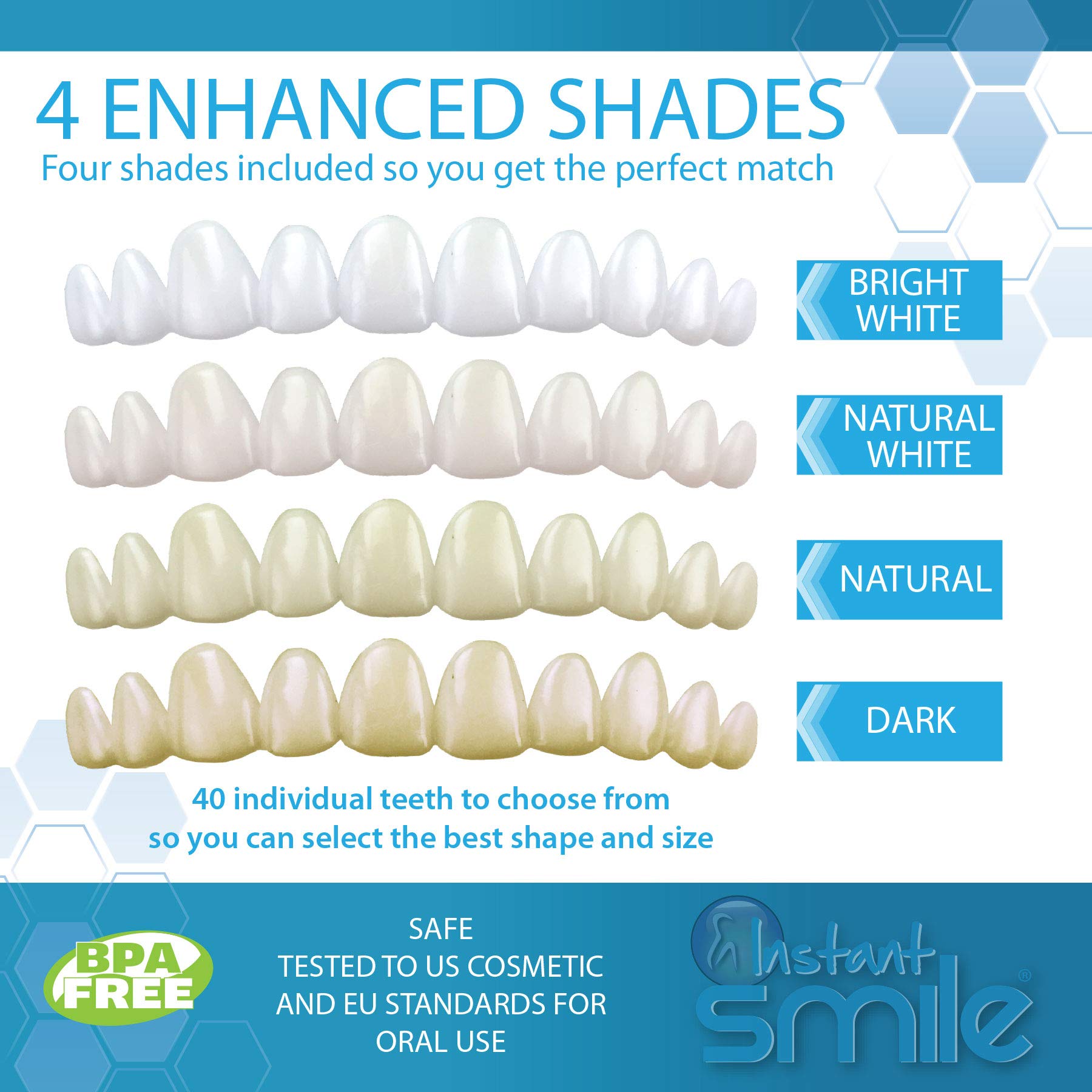 Instant Smile-kit-remplacement-dent : solution pratique pour remplacer une dent manquante.