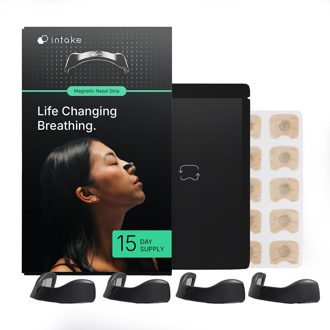 Ensemble Intake: bandes-relief magnétique demarrage pour meilleure respiration nasale.