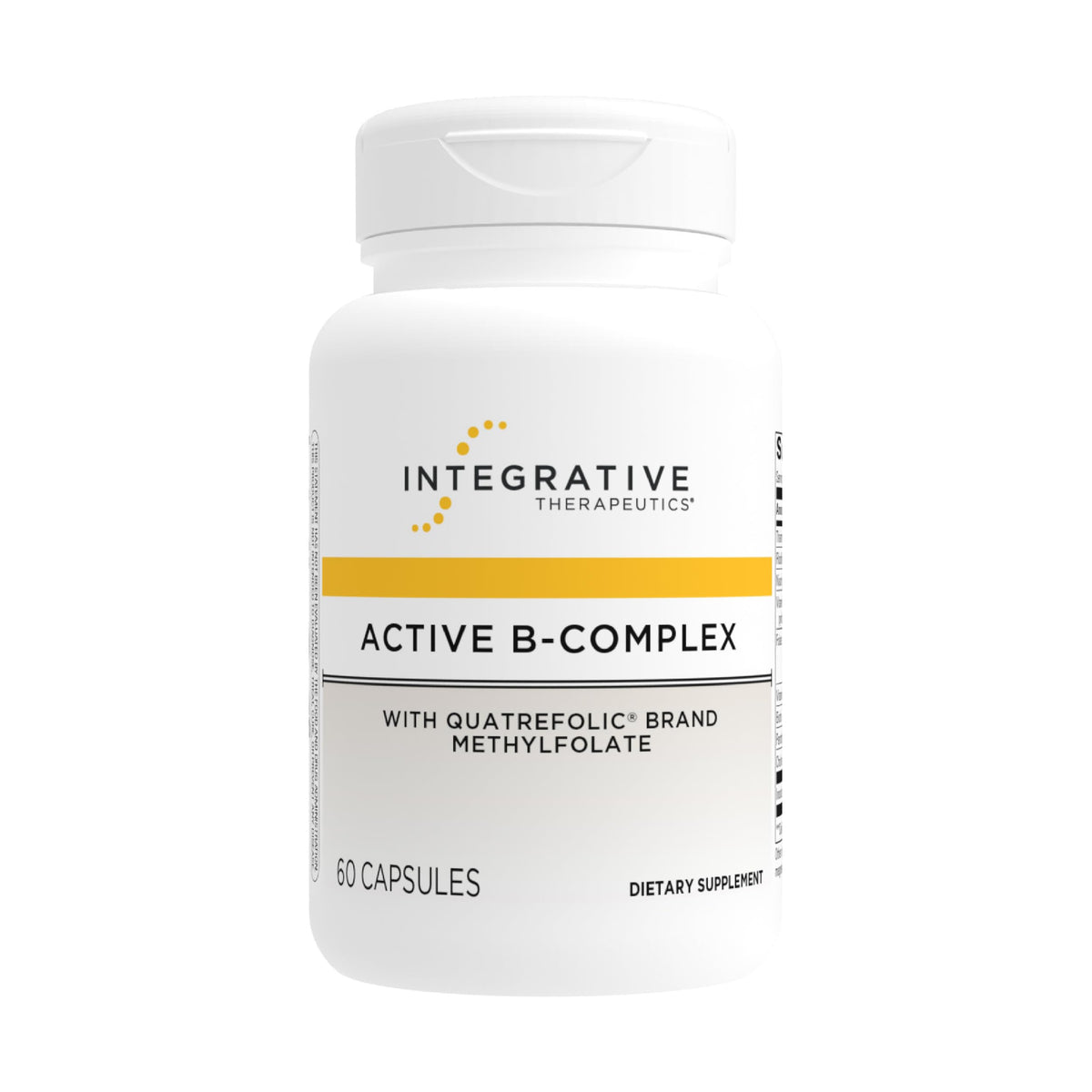 Active B-Complex d'Integrative Therapeutics, capsules énergie, soutien potentiel à la vitalité.