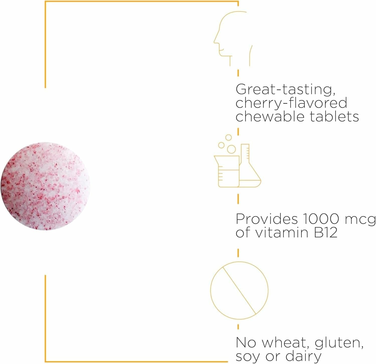 B12 Active végétalien, étiquette vegan soulignant l’absence d’allergènes et de gluten.