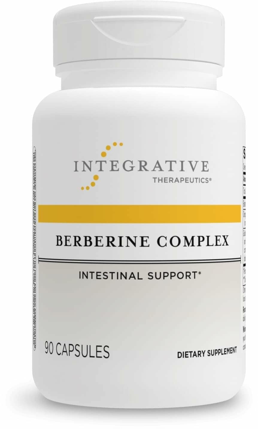 Berberine Complex d'Integrative Therapeutics, bouteille: équilibre intestinal potentiel.