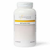 Integrative Therapeutics Betaine HCl bouteille et étiquette, soutien digestif potentiel