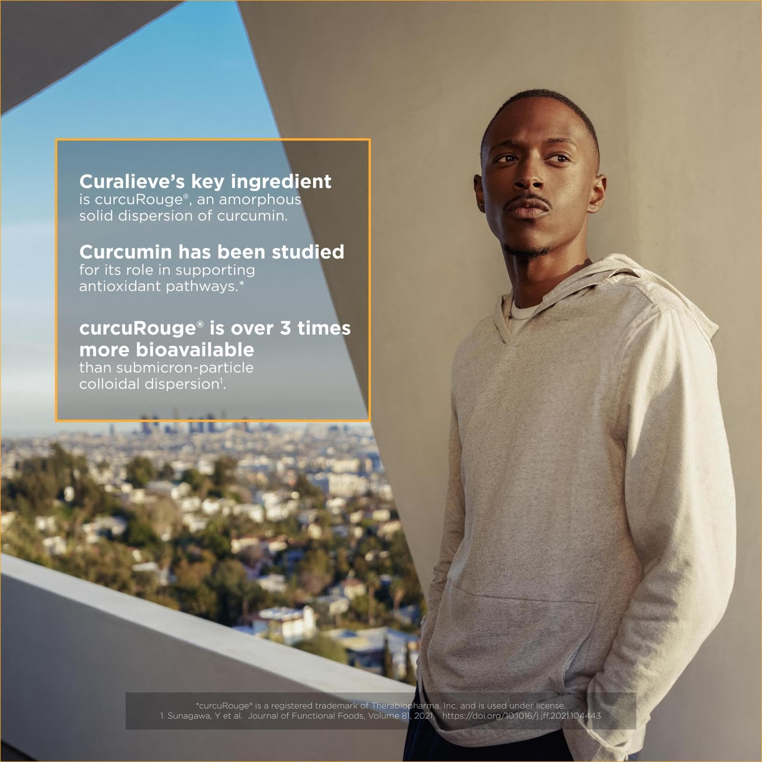 Étiquette visible de Curalieve, informations claires sur l’origine et la formulation.
