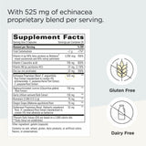 Integrative Therapeutics EHB étiquette montrant nutriments et ingrédients clés.