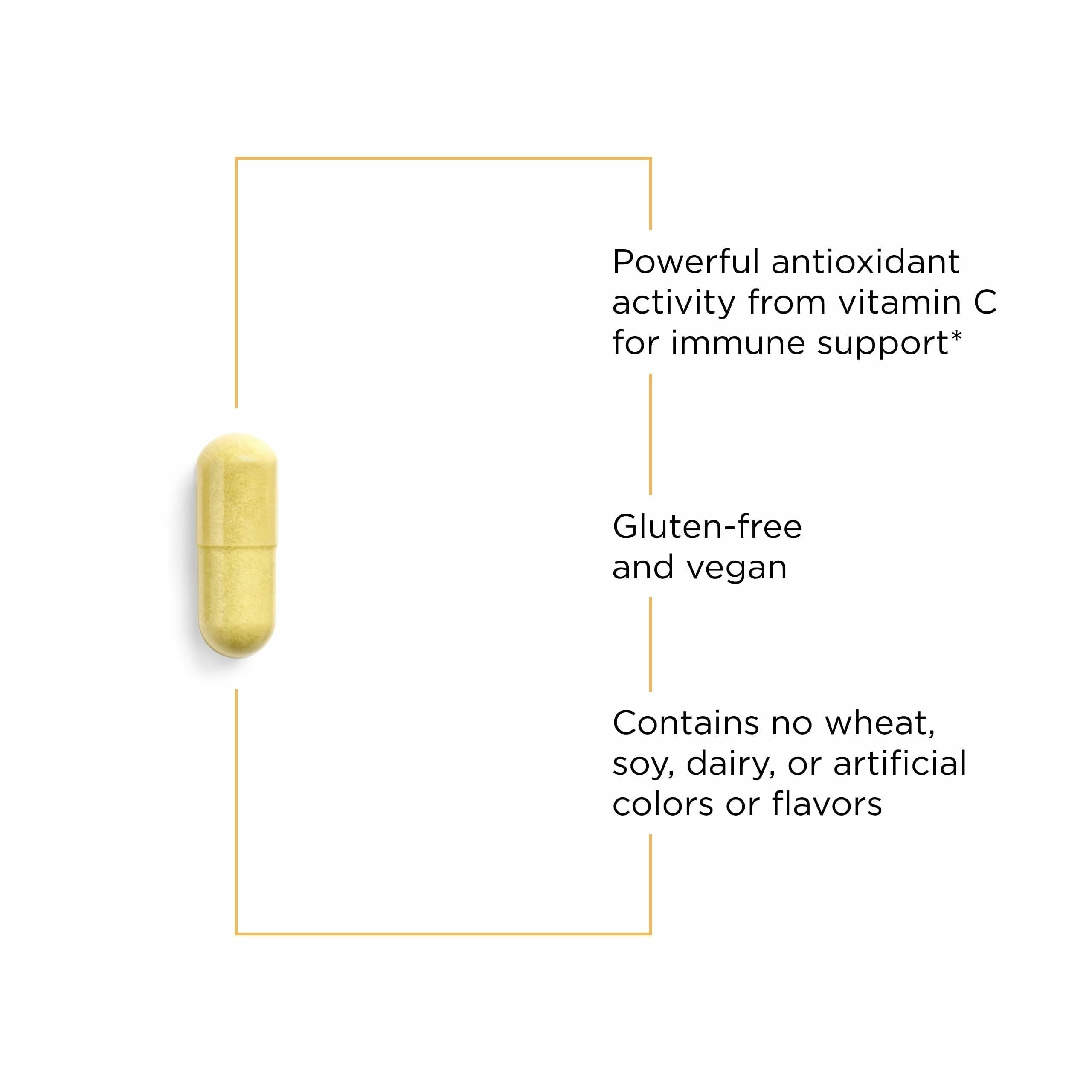 Integrative Therapeutics étiquette sans gluten et vegan – choix adapté pour régimes.