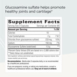 Étiquette du Glucosamine Sulfate d'Integrative Therapeutics, informations sur le produit