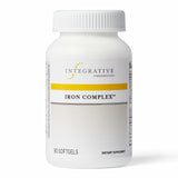 Iron Complex d'Integrative Therapeutics : bouteille visible, soutien potentiel d'énergie au quotidien.