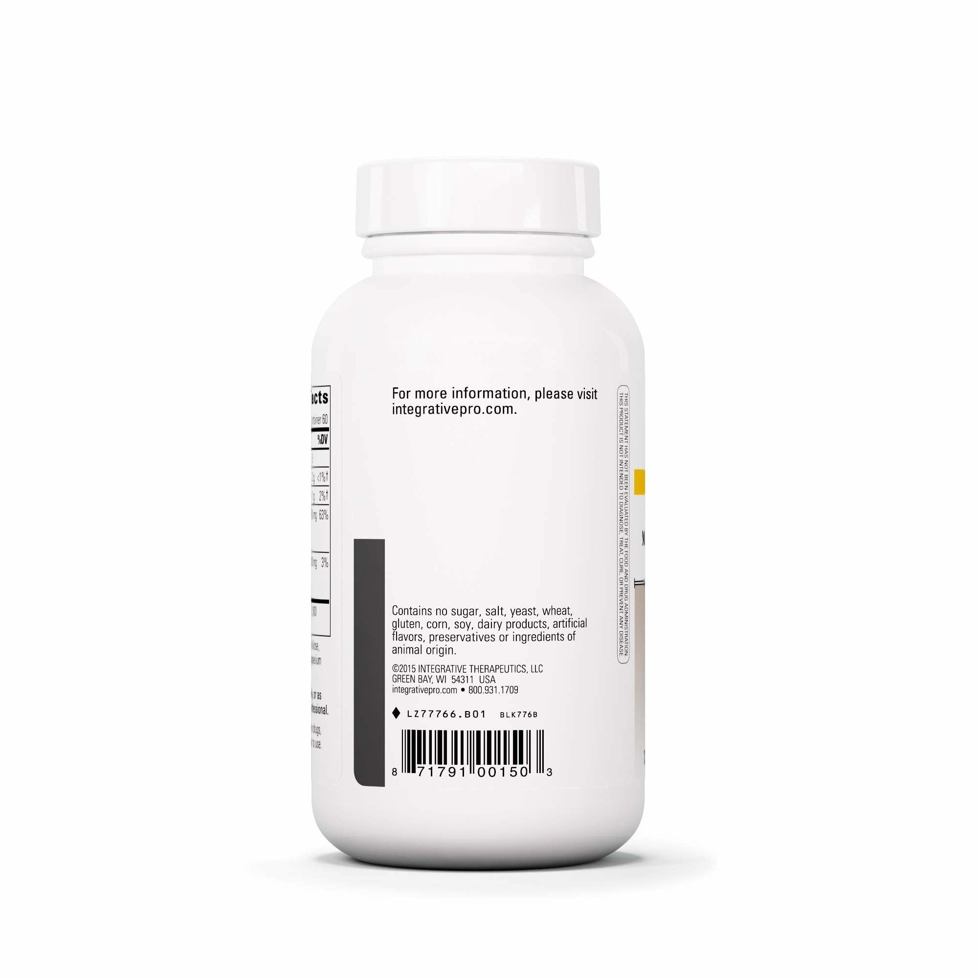 Integrative Therapeutics Krebs Magnésium Potassium Complex - comprimés: apport potentiel en nutriments quotidiens