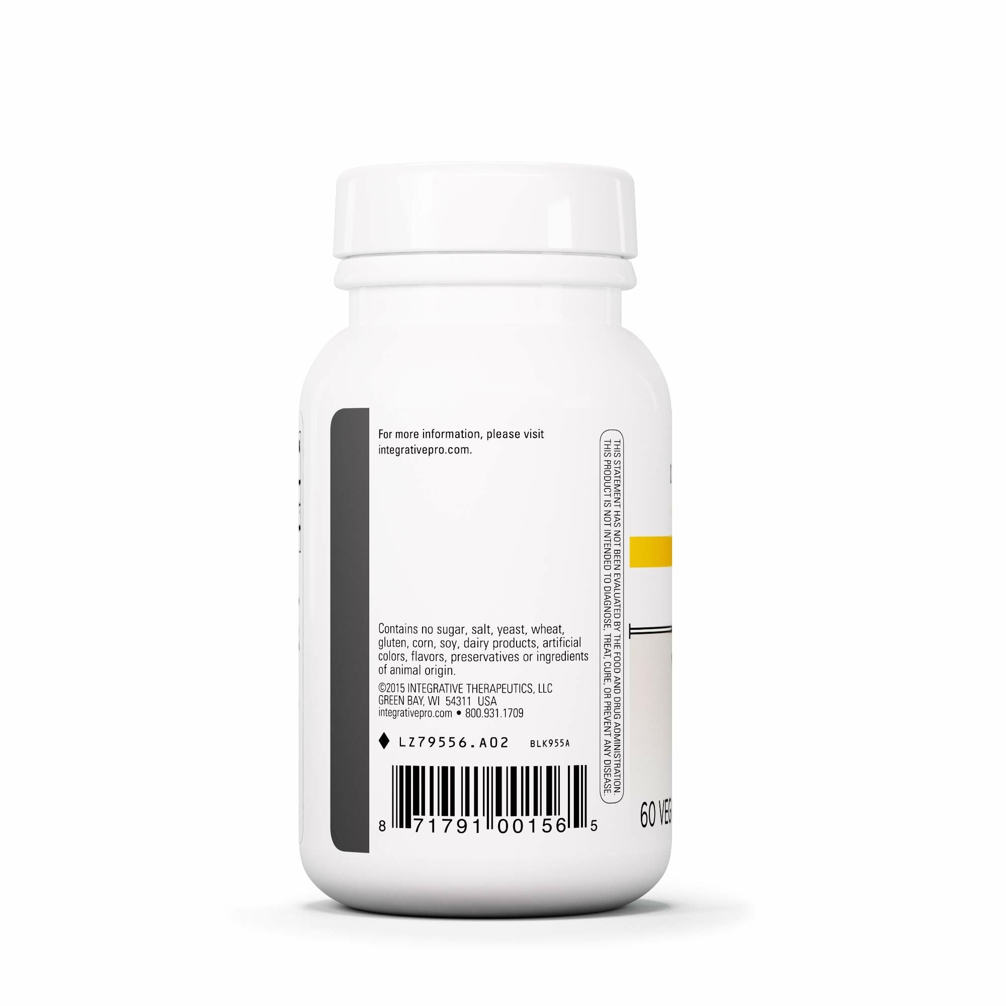 Intégrative Therapeutics L-Theanine – Étui et emballage vegan et sans gluten