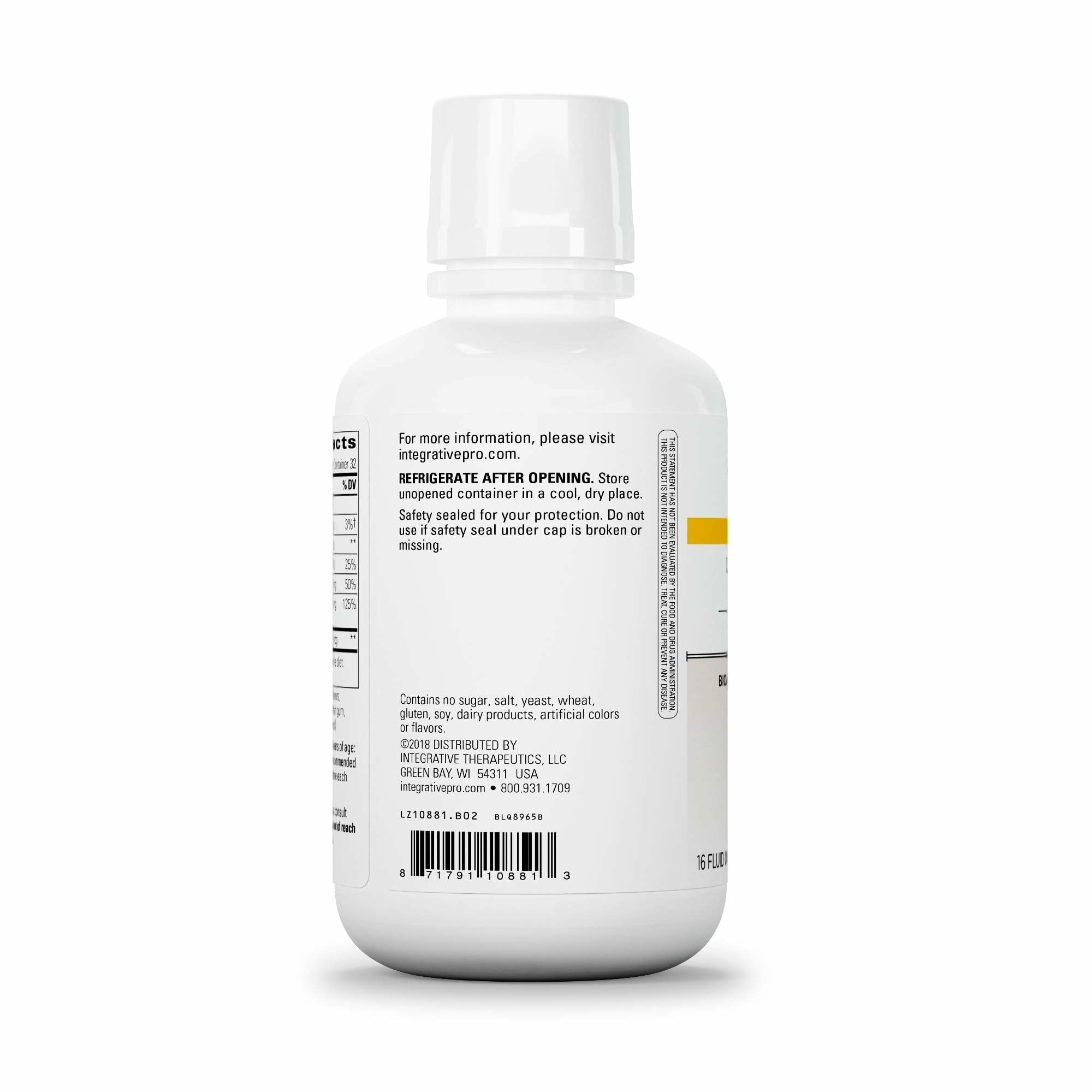 Integrative Therapeutics – bouchon-dose pratique pour mesurer la portion