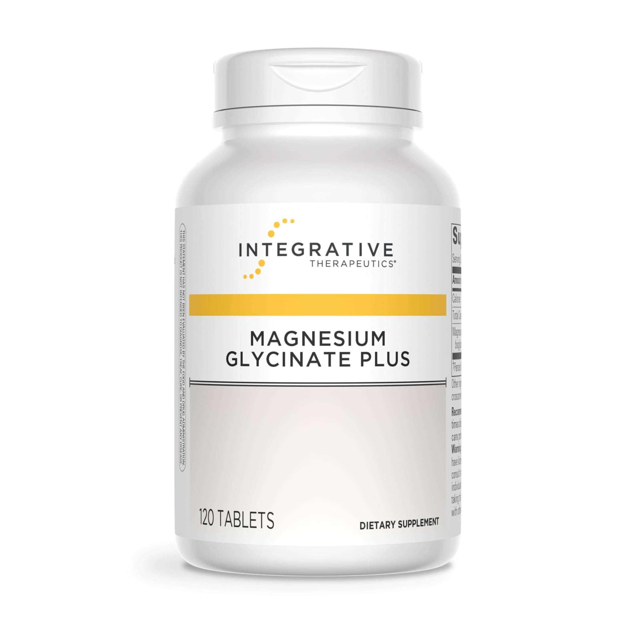 Integrative Therapeutics Magnésium Glycinate Plus — bouteille; soutien potentiel du système nerveux