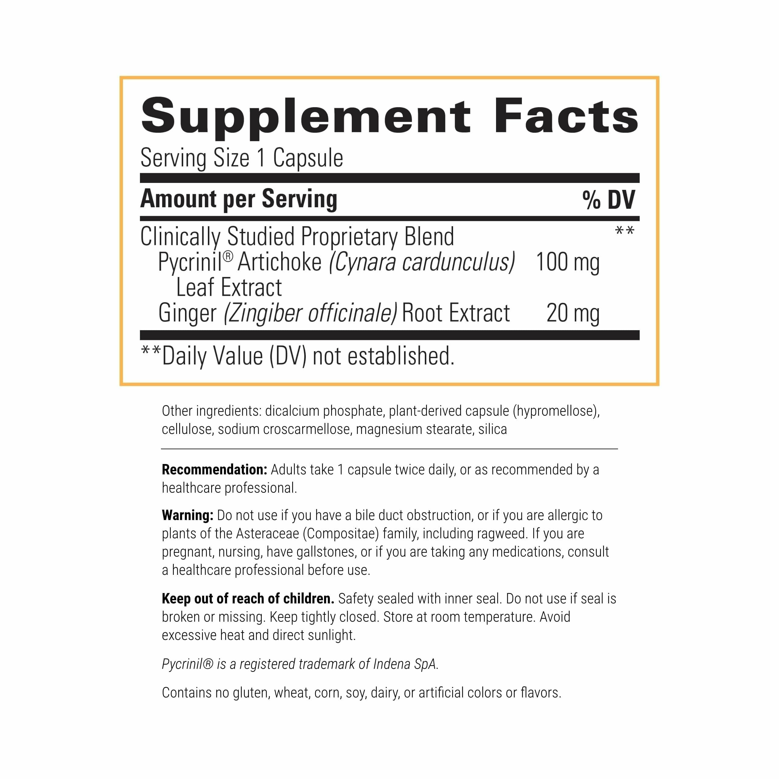 Integrative Therapeutics Motility Activator capsules: format pratique pour l’usage quotidien