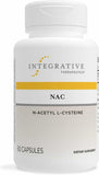 NAC Integrative Therapeutics : bouteille de 60 capsules prête à l'emploi pour un soutien antioxydant.