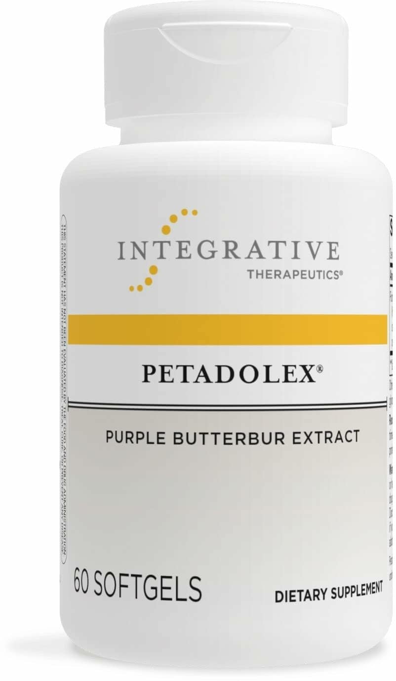 Petadolex Integrative Therapeutics, flacon pratique pour une routine quotidienne bien-être cérébral