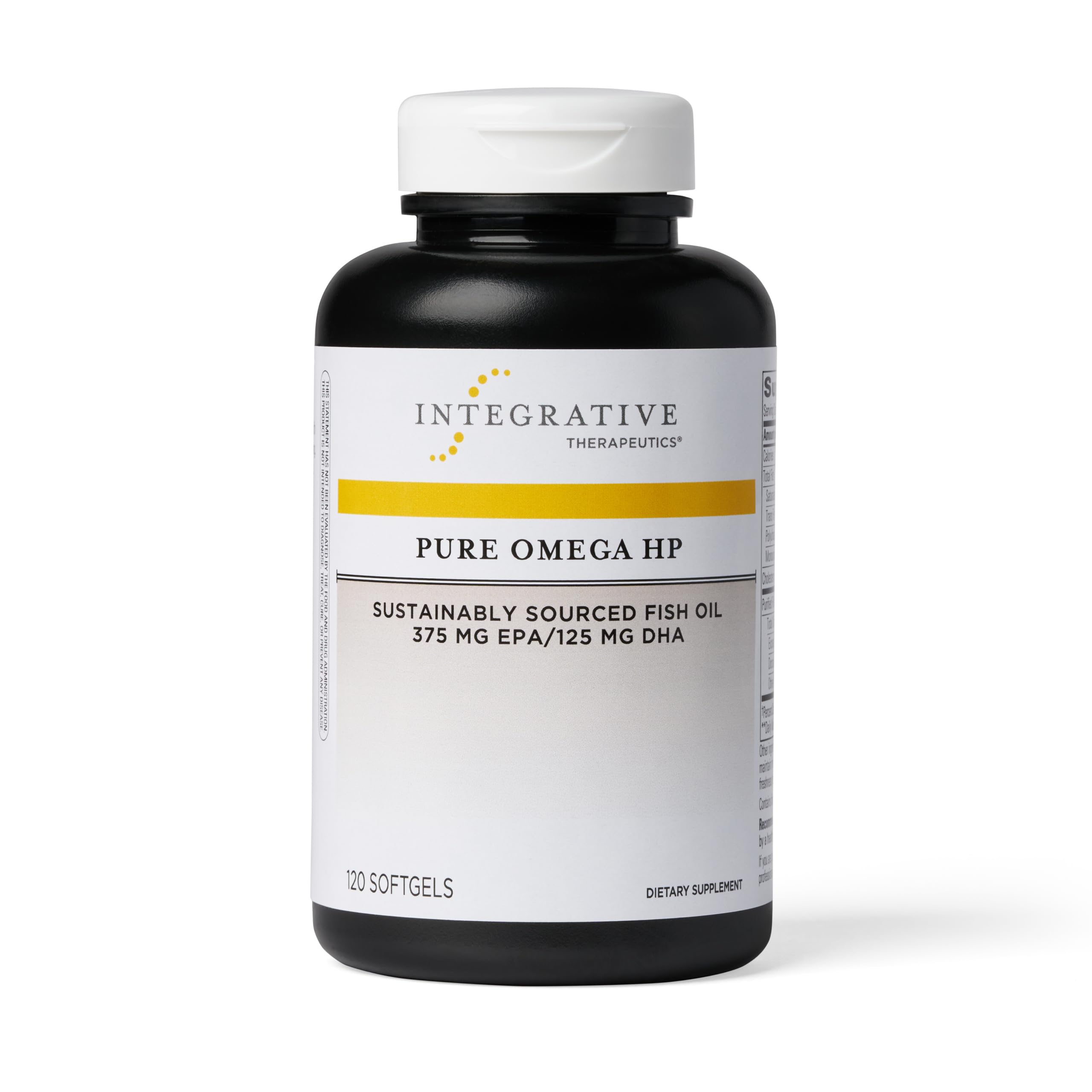 Integrative Therapeutics Pure Omega HP bouteille; soutien potentiel à la santé cardio au quotidien.